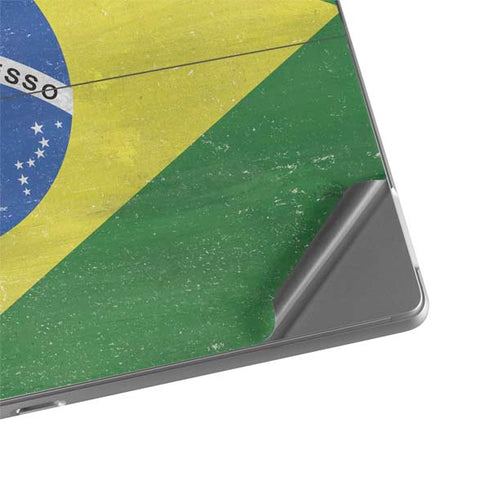 Brazil Flag Distressed Surface Pro 8 Skin
